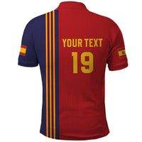 Custom World Football 2026 Spain Polo Shirt Road To The Champions - Wonder Print Shop
