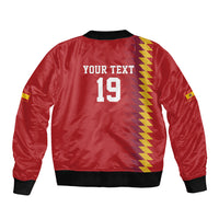 Custom World Football 2026 Spain Bomber Jacket Spanish Bull Rising Champions - Wonder Print Shop