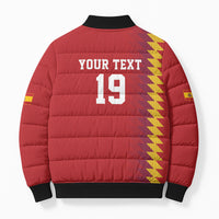 Custom World Football 2026 Spain Bomber Puffer Jacket Spanish Bull Rising Champions - Wonder Print Shop