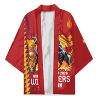 Custom World Football 2026 Spain Kimono Spanish Bull Rising Champions - Wonder Print Shop
