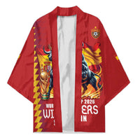 Custom World Football 2026 Spain Kimono Spanish Bull Rising Champions - Wonder Print Shop