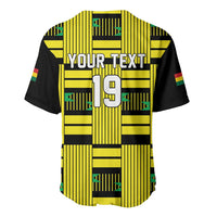 Custom World Football 2026 Ghana Baseball Jersey Rise With The Black Stars
