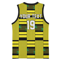 Custom World Football 2026 Ghana Basketball Jersey Rise With The Black Stars