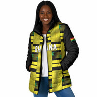 Custom World Football 2026 Ghana Padded Jacket Rise With The Black Stars