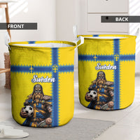 World Football 2026 Sweden Laundry Basket Go Blagult Viking Glory