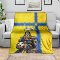 World Football 2026 Sweden Blanket Go Blagult Viking Glory