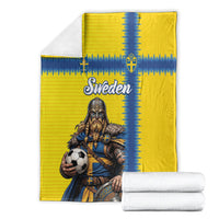 World Football 2026 Sweden Blanket Go Blagult Viking Glory