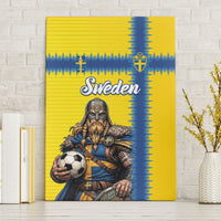 World Football 2026 Sweden Canvas Wall Art Go Blagult Viking Glory