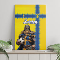 World Football 2026 Sweden Canvas Wall Art Go Blagult Viking Glory