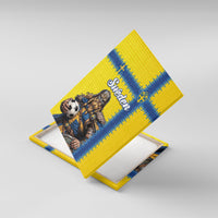 World Football 2026 Sweden Canvas Wall Art Go Blagult Viking Glory