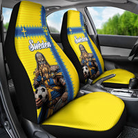 World Football 2026 Sweden Car Seat Cover Go Blagult Viking Glory