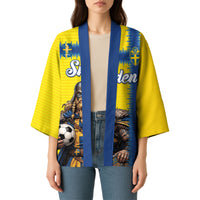 Custom World Football 2026 Sweden Kimono Go Blagult Viking Glory