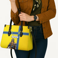 World Football 2026 Sweden Leather Bag Go Blagult Viking Glory