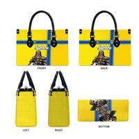 World Football 2026 Sweden Leather Bag Go Blagult Viking Glory