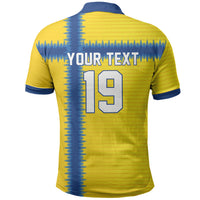 Custom World Football 2026 Sweden Polo Shirt Go Blagult Viking Glory