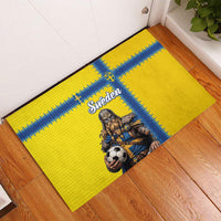 World Football 2026 Sweden Rubber Doormat Go Blagult Viking Glory