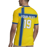 Custom World Football 2026 Sweden Rugby Jersey Go Blagult Viking Glory