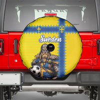World Football 2026 Sweden Spare Tire Cover Go Blagult Viking Glory