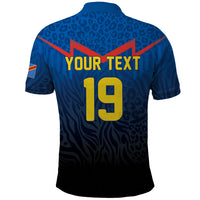 Custom World Football 2026 DR Congo Polo Shirt Les Leopards Coupe du Monde Glory