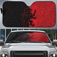 Italy Aosta Valley Auto Sun Shade Emblem With Flag Style - Wonder Print Shop