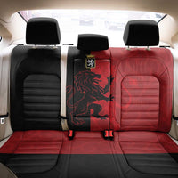 Italy Aosta Valley Back Car Seat Cover Emblem With Flag Style - Wonder Print Shop