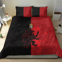 Italy Aosta Valley Bedding Set Emblem With Flag Style - Wonder Print Shop