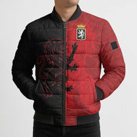 Italy Aosta Valley Bomber Puffer Jacket Emblem With Flag Style LT19