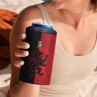 Italy Aosta Valley 4 in 1 Can Cooler Tumbler Emblem With Flag Style - Wonder Print Shop