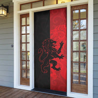 Italy Aosta Valley Door Cover Emblem With Flag Style - Wonder Print Shop