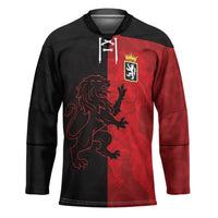 Italy Aosta Valley Hockey Jersey Emblem With Flag Style LT19