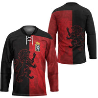 Italy Aosta Valley Hockey Jersey Emblem With Flag Style LT19