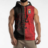 Italy Aosta Valley Sleeveless Zip Hoodie Emblem With Flag Style LT19