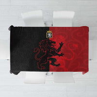 Italy Aosta Valley Tablecloth Emblem With Flag Style - Wonder Print Shop