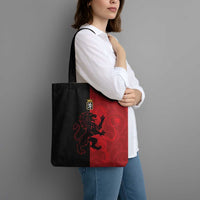 Italy Aosta Valley Tote Bag Emblem With Flag Style - Wonder Print Shop