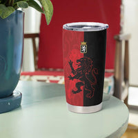 Italy Aosta Valley Tumbler Cup Emblem With Flag Style - Wonder Print Shop