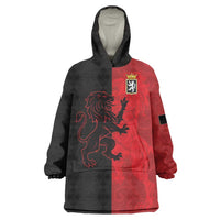 Italy Aosta Valley Wearable Blanket Hoodie Emblem With Flag Style LT19