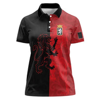 Italy Aosta Valley Women Polo Shirt Emblem With Flag Style LT19