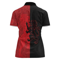 Italy Aosta Valley Women Polo Shirt Emblem With Flag Style LT19