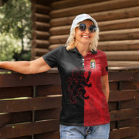 Italy Aosta Valley Women Polo Shirt Emblem With Flag Style LT19