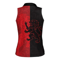 Italy Aosta Valley Women Sleeveless Polo Shirt Emblem With Flag Style LT19