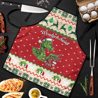 Poland Dinosaur Christmas Apron Polish Smok Wawelski Wesołych Swiat - Wonder Print Shop