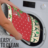 Poland Dinosaur Christmas Bathroom Set Polish Smok Wawelski Wesołych Swiat - Wonder Print Shop