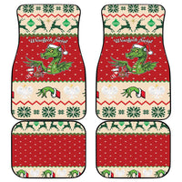 Poland Dinosaur Christmas Car Mats Polish Smok Wawelski Wesołych Swiat - Wonder Print Shop