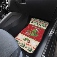 Poland Dinosaur Christmas Car Mats Polish Smok Wawelski Wesołych Swiat - Wonder Print Shop