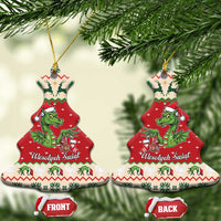 Poland Dinosaur Christmas Ceramic Ornament Polish Smok Wawelski Wesołych Swiat - Wonder Print Shop