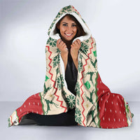 Poland Dinosaur Christmas Hooded Blanket Polish Smok Wawelski Wesołych Swiat - Wonder Print Shop