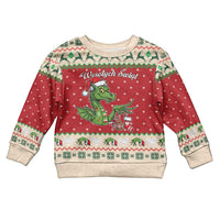 Poland Dinosaur Christmas Kid Ugly Christmas Sweater Polish Smok Wawelski Wesołych Swiat - Wonder Print Shop
