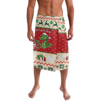Poland Dinosaur Christmas Lavalava Polish Smok Wawelski Wesołych Swiat - Wonder Print Shop