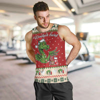 Poland Dinosaur Christmas Men Tank Top Polish Smok Wawelski Wesołych Swiat - Wonder Print Shop