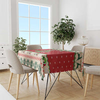 Poland Dinosaur Christmas Tablecloth Polish Smok Wawelski Wesołych Swiat - Wonder Print Shop